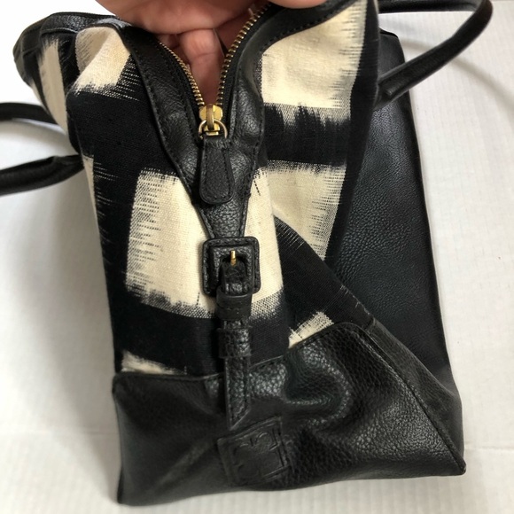 Black and White Checkered Overnight Bag - Picture 8 of 16